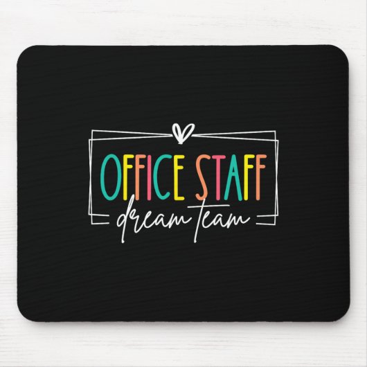 Kantoorpersoneel Droomteam Front Office School Sec Muismat (Voorkant)
