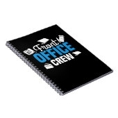 Kantoorpersoneel Front Office Manager Notitieboek (Rechterzijde)