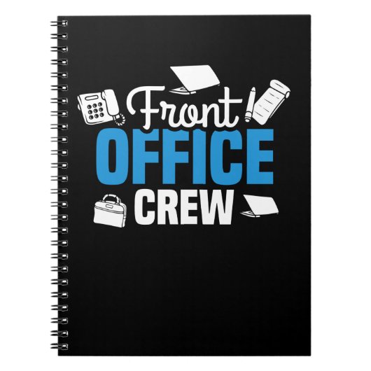 Kantoorpersoneel Front Office Manager Notitieboek (Voorkant)