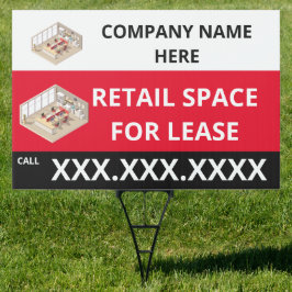 Kantoorruimte te huur Bedrijfslogo personaliseren Tuinbord