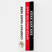 Kantoorruimte te huur op maat maken Groot Spandoek (Verticaal)