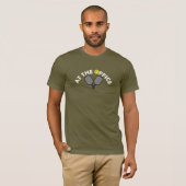 Kantoorspickleball T-shirt (Voorkant volledig)