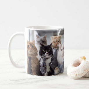 Kantoorstemming Kat - Grappige Zakelijke Katten Ko Koffiemok