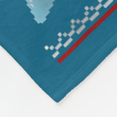 Kantoortater lelijke kersttrui Kerstmis  Fleece Deken (Hoek)