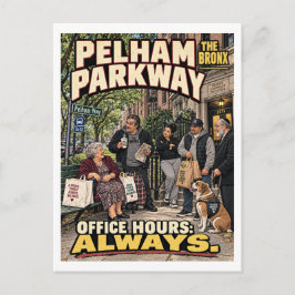 Kantooruren Pelham Parkway Briefkaart