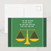 Kantoorvakantie advocaat briefkaart (Voorkant / Achterkant)