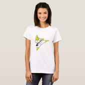 Kantoorzaal van de Karate star T-shirt (Voorkant volledig)