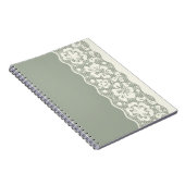 Kantpatroon, bloem vintage 5 notitieboek (Rechterzijde)