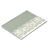Kantpatroon, bloem vintage 5 notitieboek (Linkerzijde)