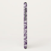 Kantpatroon met vlinders Case-Mate iPhone case (Achterkant/links)