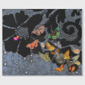 KANTPATROON TWILIGHT EN VLINDERS CADEAUVERPAKKING CADEAUPAPIER (Vlak)