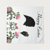 Kanttekeningen EASTER JESUS Wandkleed (Voorkant (horizontaal))