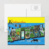Kantucky Vintage Ansichtkaart Briefkaart (Voorkant / Achterkant)