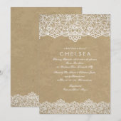 kantuitnodiging kaart (Voorkant / Achterkant)