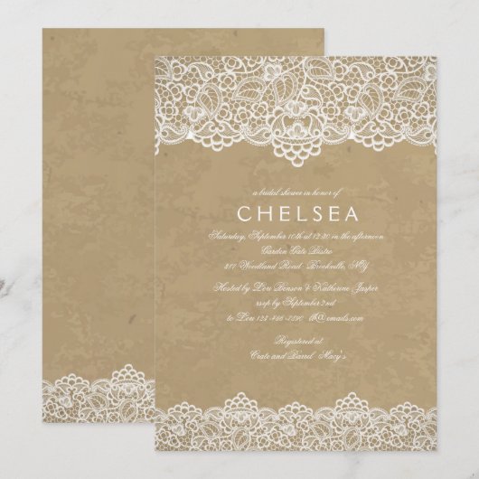  kantuitnodiging kaart (Voorkant / Achterkant)