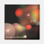 KANTUM BUBBLES Red violet Magneet (Voorkant)