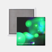 KANTUM BUBBLES Red violet Magneet (Voorkant / Achterkant)