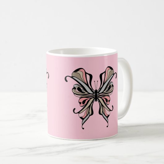 Kantvlinder Koffiemok (Voorkant rechts)