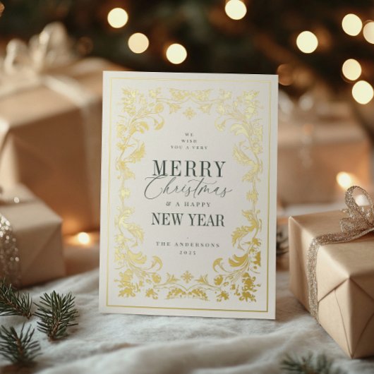 Kantwerk Lijst Folie Feestdagenkaart