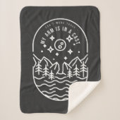 Kantwerk vandaag mijn arm is in een gegoten   sherpa deken (Voorkant)