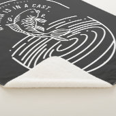 Kantwerk vandaag mijn arm is in een gegoten   sherpa deken (3/4)