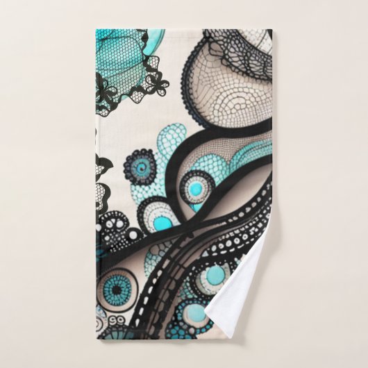 kantwerkster bad handdoek (Handdoek)