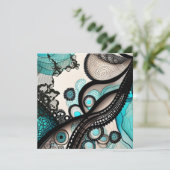 kantwerkster bedankkaart (Staand voorkant)