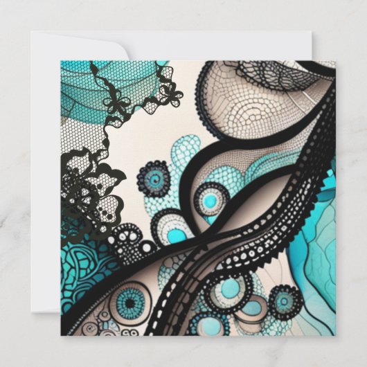 kantwerkster bedankkaart (Voorkant)