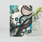 kantwerkster bedankkaart (Staand voorkant)