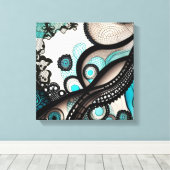 kantwerkster canvas afdruk (Insitu (Houten vloer))