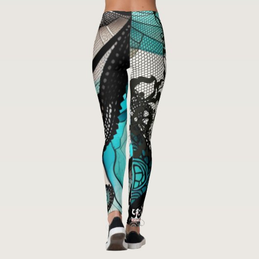 kantwerkster leggings (Achterkant)