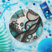 kantwerkster papieren bordje (Feest)