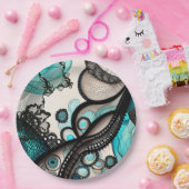 kantwerkster papieren bordje (Feest)