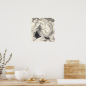 KANVAS VAN "PETER" VAN HARRIET DAVIDSOHN - ART POSTER (Keuken)