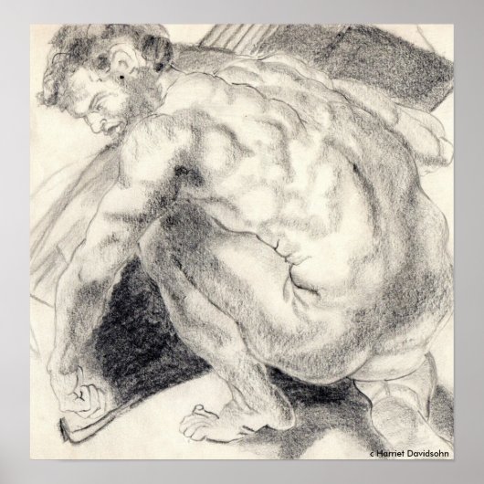 KANVAS VAN "PETER" VAN HARRIET DAVIDSOHN - ART POSTER (Voorkant)