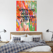 Kanvasdruk 'Vertrouwen' Canvas Afdruk (Insitu (Slaapkamer))