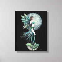Kanvasprint met angstloze fee in lijst