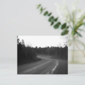 Kanyon Hail Fog na Storm Briefkaart (Staand voorkant)