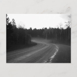 Kanyon Hail Fog na Storm Briefkaart