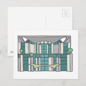 Kanzleramt in Berlijn Briefkaart (Voorkant / Achterkant)