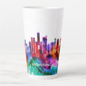 Kaohsiung City Skyline Latte Mok (Voorkant)