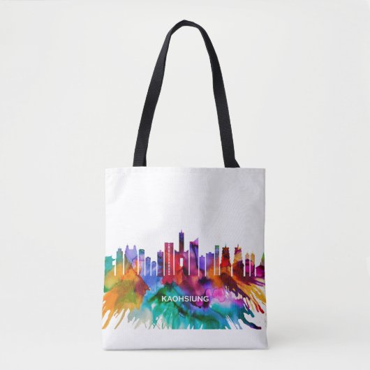 Kaohsiung City Skyline Tote Bag (Voorkant)