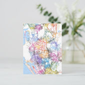 Kaohsiung City Taiwan Map Briefkaart (Staand voorkant)