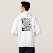 Kaohsiung Stad Taiwan Kaart Hoodie (Achterkant volledig)
