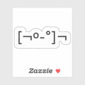 Kaomoji Zombie Japanse Emoticon Sticker (Vel)