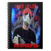 Kaos Anubis Static Perception Notebook Notitieboek (Voorkant)