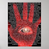 KAOS KARMA original poem poster (Voorkant)