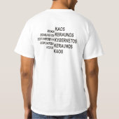 Kaos Keraunos Kybernetos - Austin Osman Spare T-shirt (Achterkant)