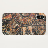 Kapa Primitive Hawaiian Tattoo Tapa halve cirkel Case-Mate iPhone Case (Achterkant (horizontaal))
