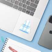 Kapa'a Beach Coastal Nautical Sailing Sailor Sticker (Laptop met iPhone)
